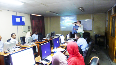 Training the use of space technologies for disaster risk reduction.