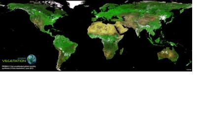 First image of vegetation mapping satellite Proba 5