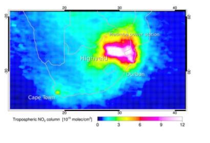 Earth observation satellites provide consistent data on atmospheric composition