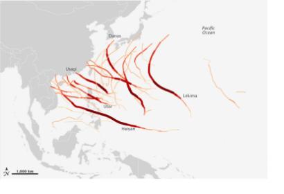 Typhoons in East Asia in 2013