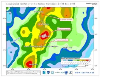 In some areas, rainfall was 1839 percent above the average