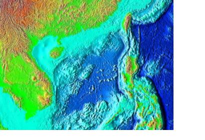 satellite image of South China sea