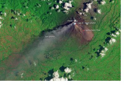 The eruptions of Mount Sinabung are less violent now, but they are not over.