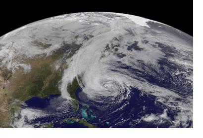 hurricane Sandy from Space