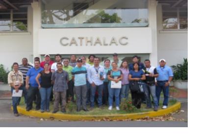 Participants of the course “Mapping and Application of GPS” offered by CATHALAC