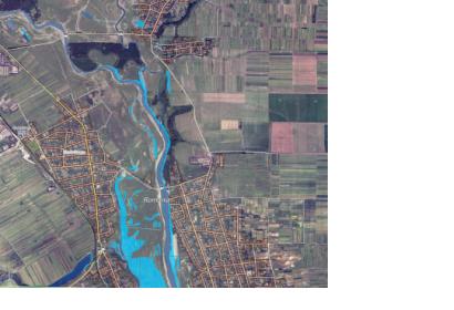 Flood Delineation Map of Bragadiru, Romania on 20 April 2014