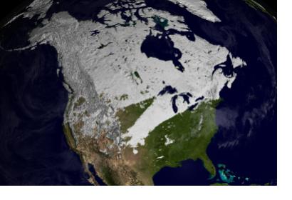 Winter Snow Cover in Norther Hemisphere