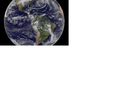 The Earth seen from GOES Satellite on 19 December 2011