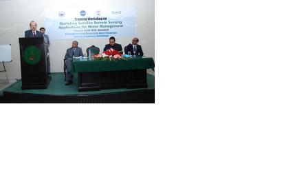 ICIMOD and PCRWR are conducting a workshop on satellite-based remote sensing for water management