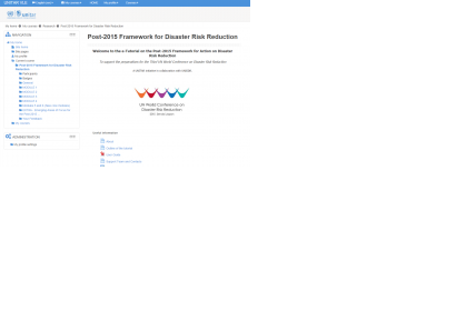 The e-tutorial is designed for delegates and experts participating in the preparatory process of the Third UN World Conference on Disaster Risk Reduction