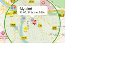 Screenshot of SIGNALERT crowdmapping app (Image: Signalert SARL)