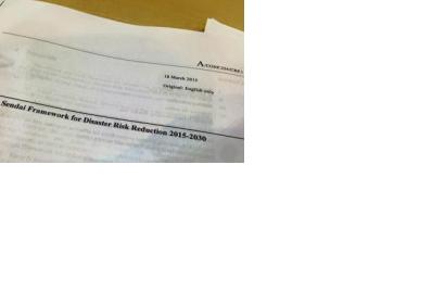 The new international framework for disaster risk reduction was agreed upon after 30 hours of negotiation in Sendai (Photo: Manny de Guzman)