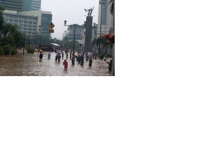 Floods in Jakarta 2013 (Image: Arsonal/Wikipedia)