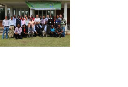 Group picture of the participants of the workshop on digital elevation models