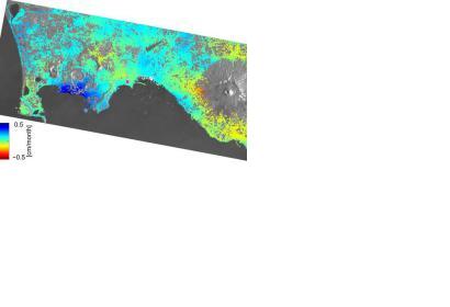 Phlegraean Fields monitored by Sentinel-1 (Image: ESA)