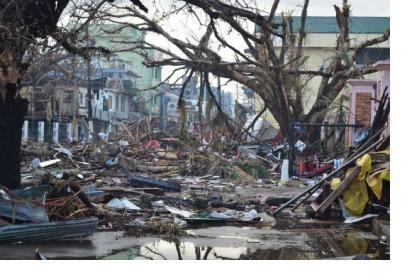 Damages caused by Typhoon Haiyan in Philippines in 2013 (Image: Eoghan Rice - Trócaire / Caritas)