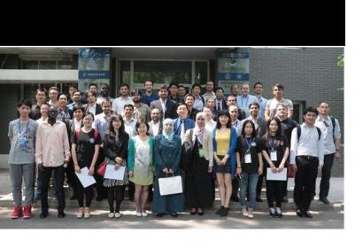 Participants of the first training programme of the UN affiliated Regional Centre for Space Science and Technology Education in Asia and the Pacific (RCSSTEAP) 