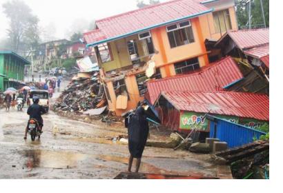 Heavy monsoon rains have caused floods and landslides in Myanmar (Source: UNICEF)