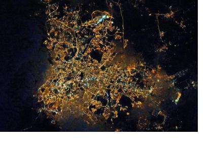 Satellite image of Kuala Lumpur, Malaysia (Source: ESA)