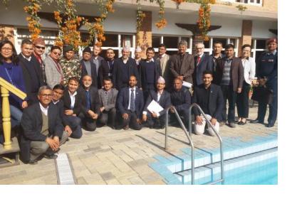 Mission team and counterparts during the Institutional Strengthening Mission to Nepal in December 2018.