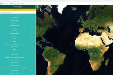 Screenshot of the Collect Earth Online tool.