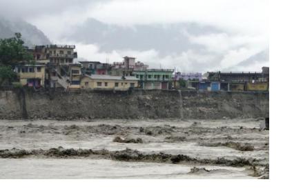 Floods in Uttarakhand, India, in 2013.