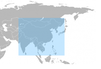 Beidou's coverage now, by 2020 it will expand to worldwide coverage (Image: NASA)