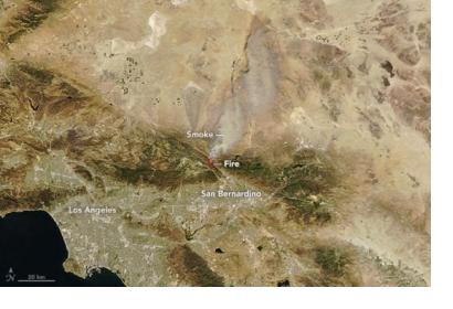 Image courtesy of NASA Earth Observatory by Joshua Stevens, using data from the Land Atmosphere Near real-time Capability for EOS (LANCE). Caption by Adam Voiland.