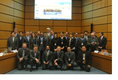 Participants of the 5th UN-SPIDER Regional Support Offices meeting, 13 February