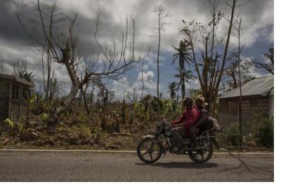 Distribution of Disaster Relief in Les Cayes, Haiti, October 2016. Image: UN Photo/Logan Abassi.