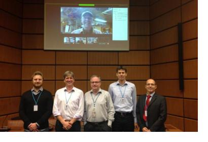 Representatives of the autumn IWG-SEM meeting 2015 participated in-person as via web (Image:Fabio Giulio Tonolo/ITHACA).