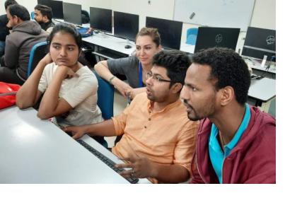 Training participants during the course. Image: UNOOSA.