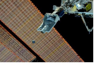 The ISS and the Japanese Experiment Module (Kibo). Image: NASA/JAXA