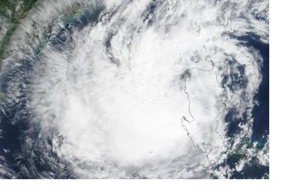 Cyclone Koppu over the Philippines (Image: NASA).