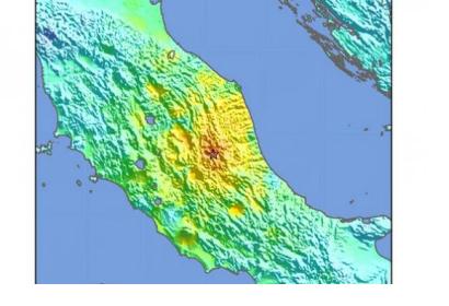 Image courtesy of USGS, ShakeMap. 