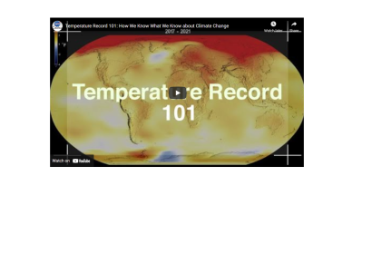 2021 the sixth warmest year on record in recent decades according to NASA.  Image courtesy of NASA. Image courtesy of NASA.