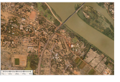 An image of Niamey from a drone. Image: Drone Africa Services.