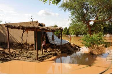 Flood in Niger in 2012.