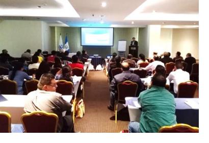 Participants of the CONVERCIENCIA 2018 event. Image: UN-SPIDER