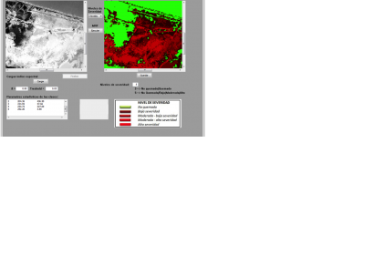 Classification of a Forest Fire in Salamanca Island Road Park, Colombia, based on a 8 LDCM Landsat image