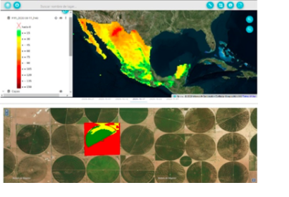 Snapshot of the SIRIS platform in action. Image: Mexican Space Agency (AEM)