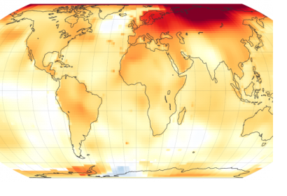 Temperature Anomalies in 2020. Image: NASA.