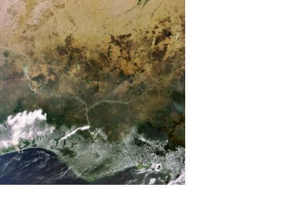 The Niger Delta. Image: ESA. The Niger Delta. Image: ESA.