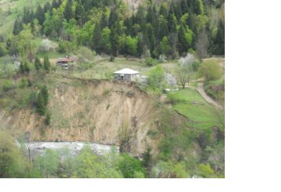 Landslide, Khulo municipality (Georgia)