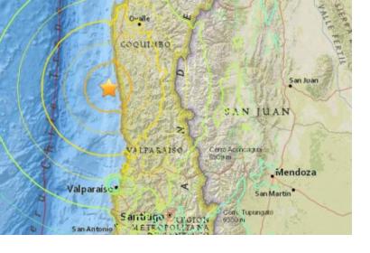  8.3 magnitude earthquake in Chile (Image: VICE)