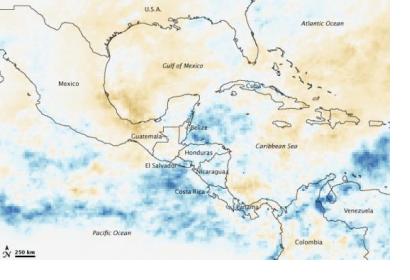 Floods in Central America. Image: NASA archive