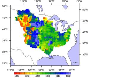 Land Saturation data from GRACE