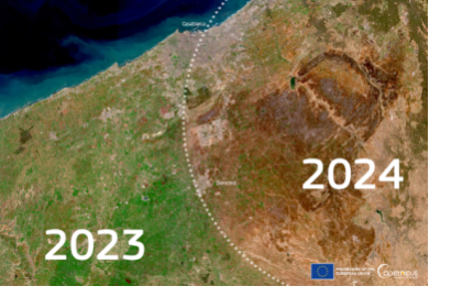 Casablanca Morocco Drought 2023 vs 2024