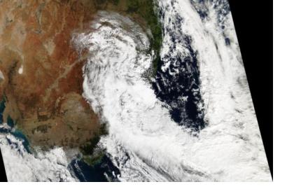 Storm in Australia 2015.  Courtesy of NASA Earth Observatory 