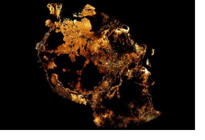 The above map shows the distribution of women of reproductive age (ages 18-49) spread across Tanzania, drawn from a combination of census data and satellite imagery. Image: Facebook.